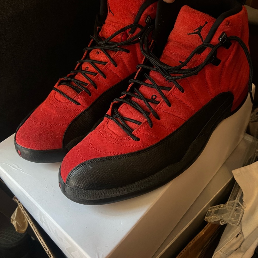 Men's Red and Black Sneakers